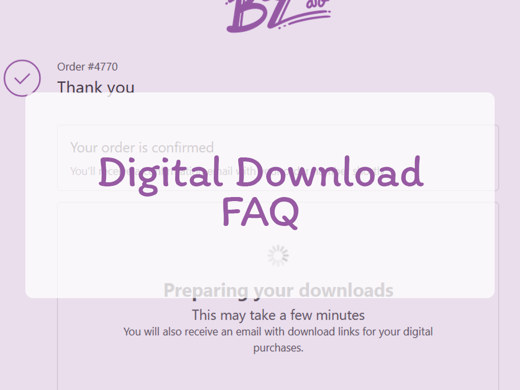 Digital Download FAQ