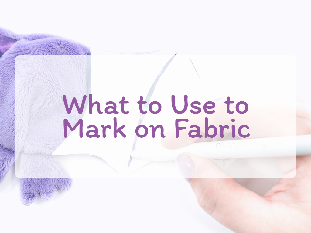 What to Use to Mark on Fabric