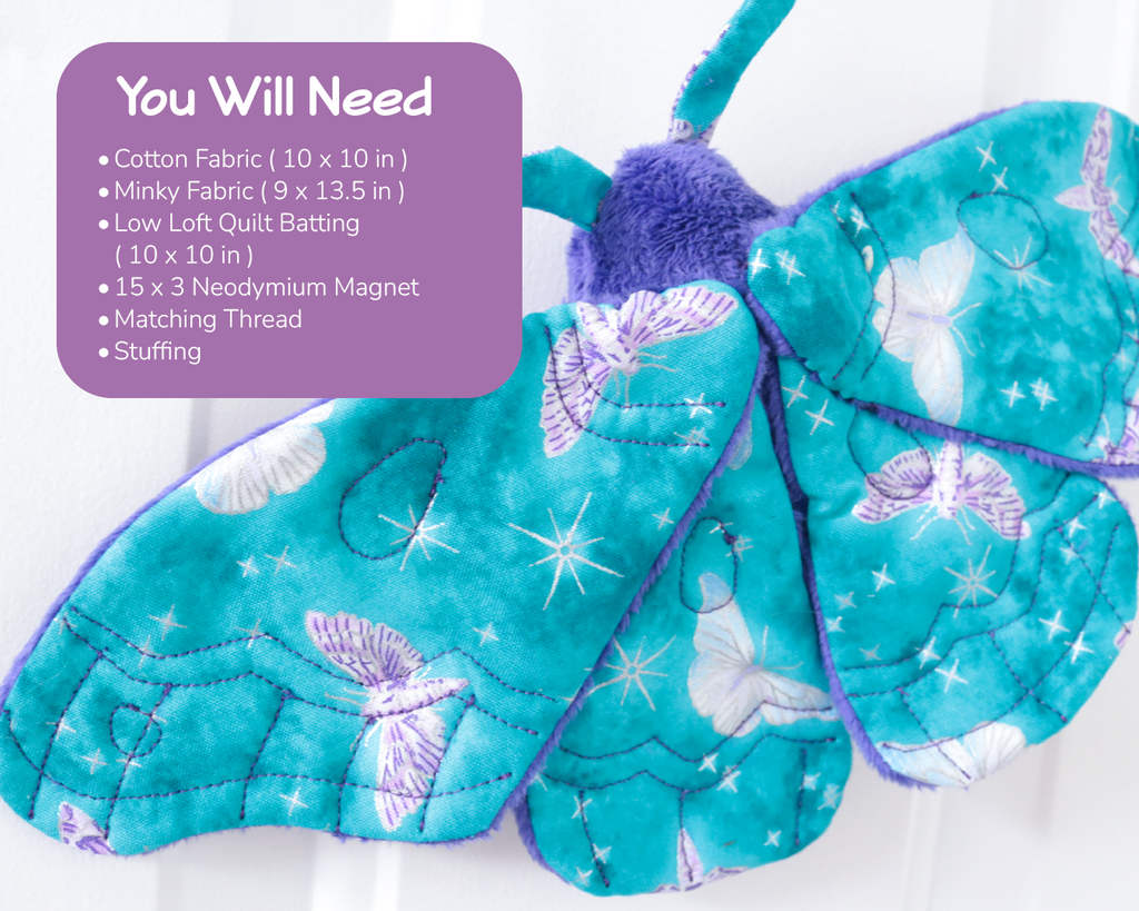 Moth Plush Sewing Pattern - Digital Download – BeeZeeArt