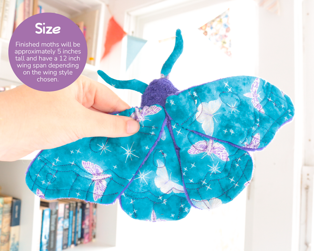 Moth Plush Sewing Pattern - Digital Download – BeeZeeArt