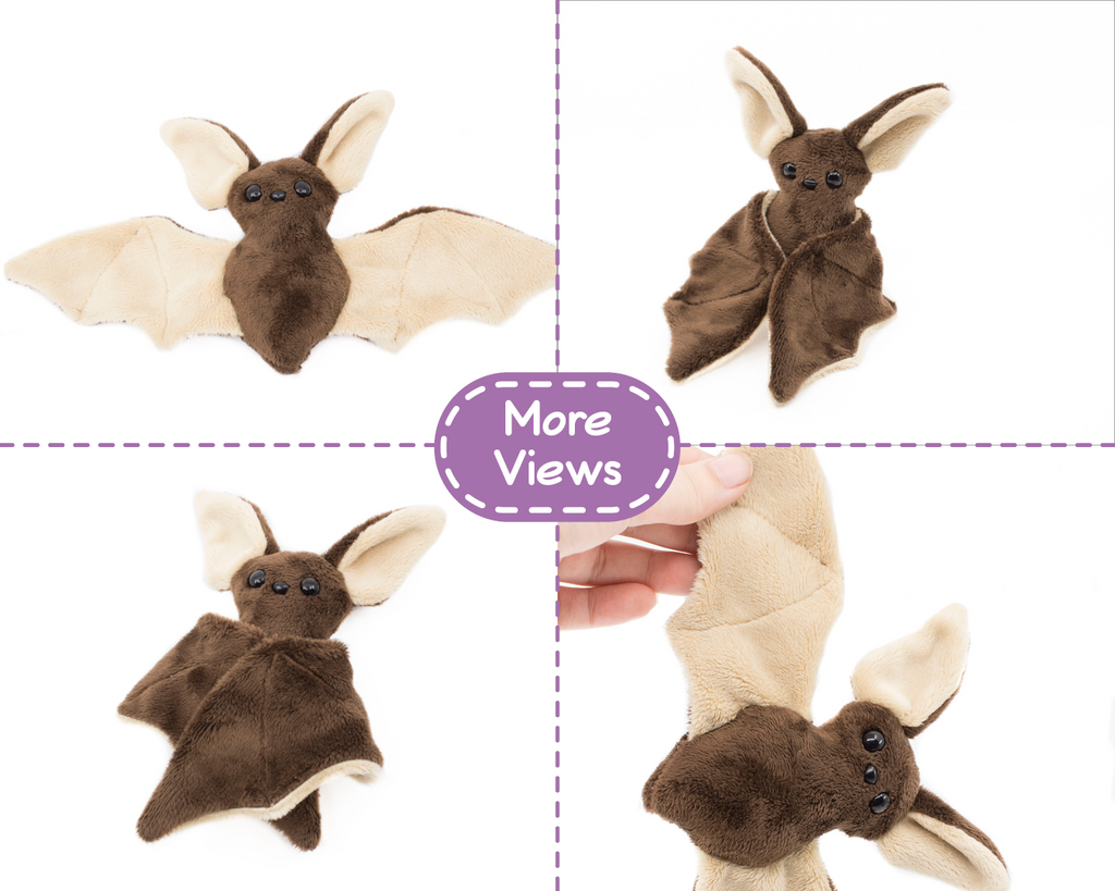 Beginner Bat Stuffed Animal Sewing Pattern - Digital Download – BeeZeeArt