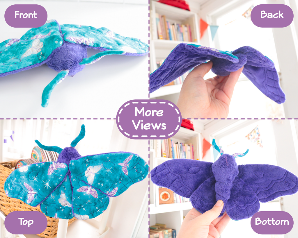 Moth Plush Sewing Pattern - Digital Download – BeeZeeArt