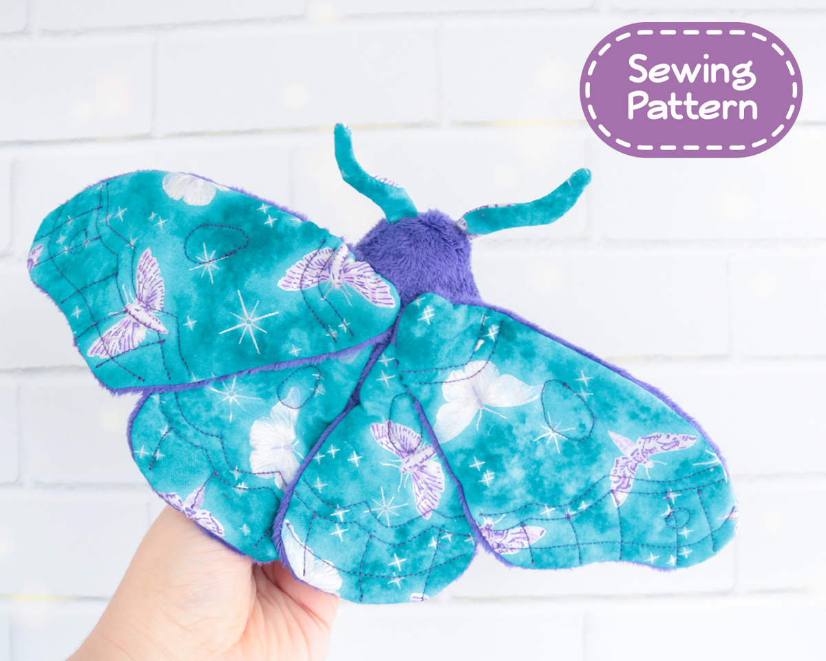 Moth Plush Sewing Pattern - Digital Download – BeeZeeArt