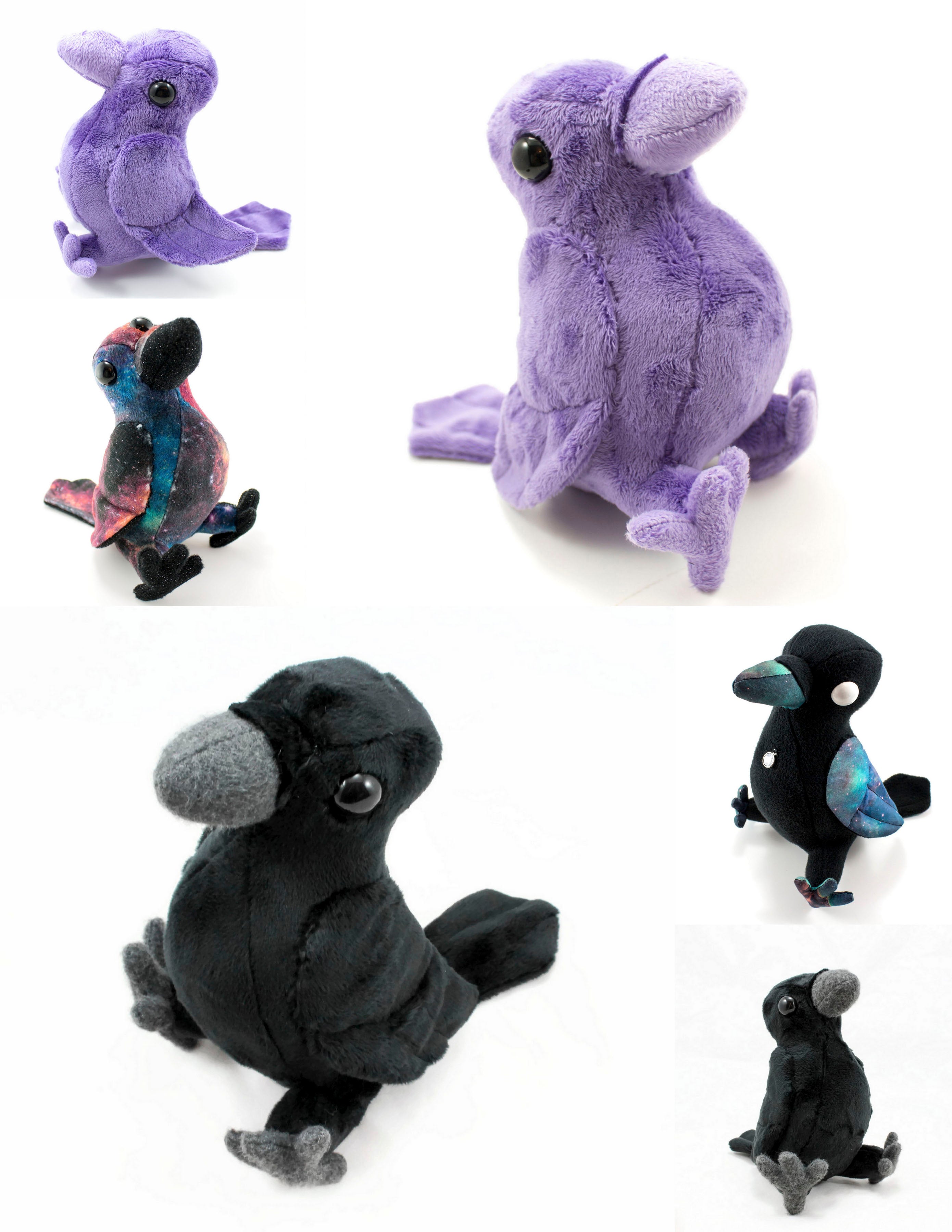 Crow Stuffed Animal Sewing Pattern - Digital Download – BeeZeeArt